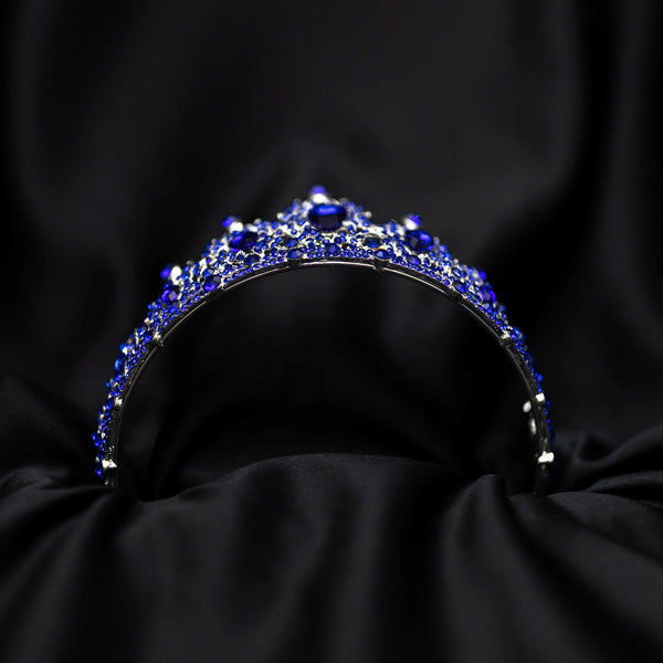 Ophelia's Tiara in Blue & Silver