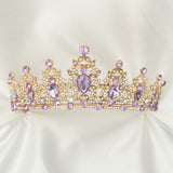 Purple Ophelia's Tiara in Lavender & Gold