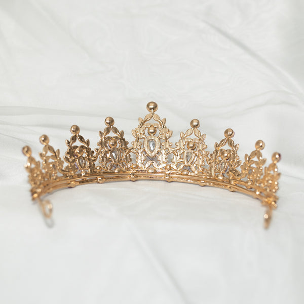 Purple Ophelia's Tiara in Lavender & Gold