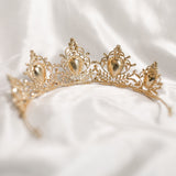 Phaedra's Tiara in Blue & Gold