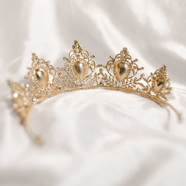 Phaedra's Tiara in Blue & Gold