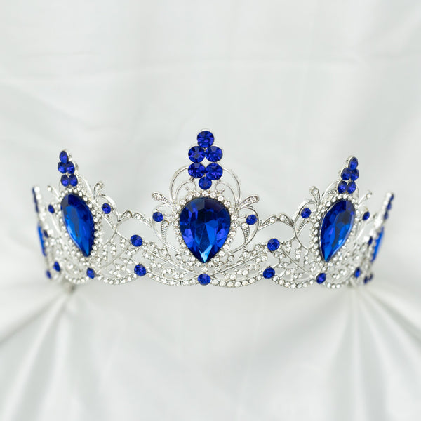 Phaedra's Tiara in Blue & Silver