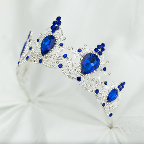 Phaedra's Tiara in Blue & Silver