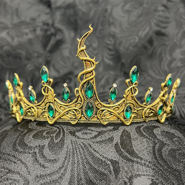 Calliope's Tiara in Green & Gold