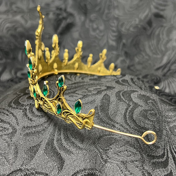Calliope's Tiara in Green & Gold