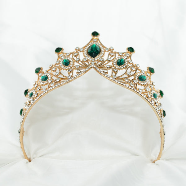 Regina’s Tiara in Green & Gold