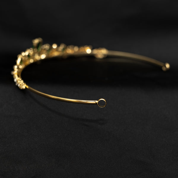 Sadie's Tiara in Green & Gold
