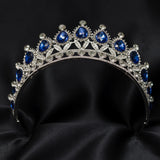 Saya's Tiara in Blue & Silver