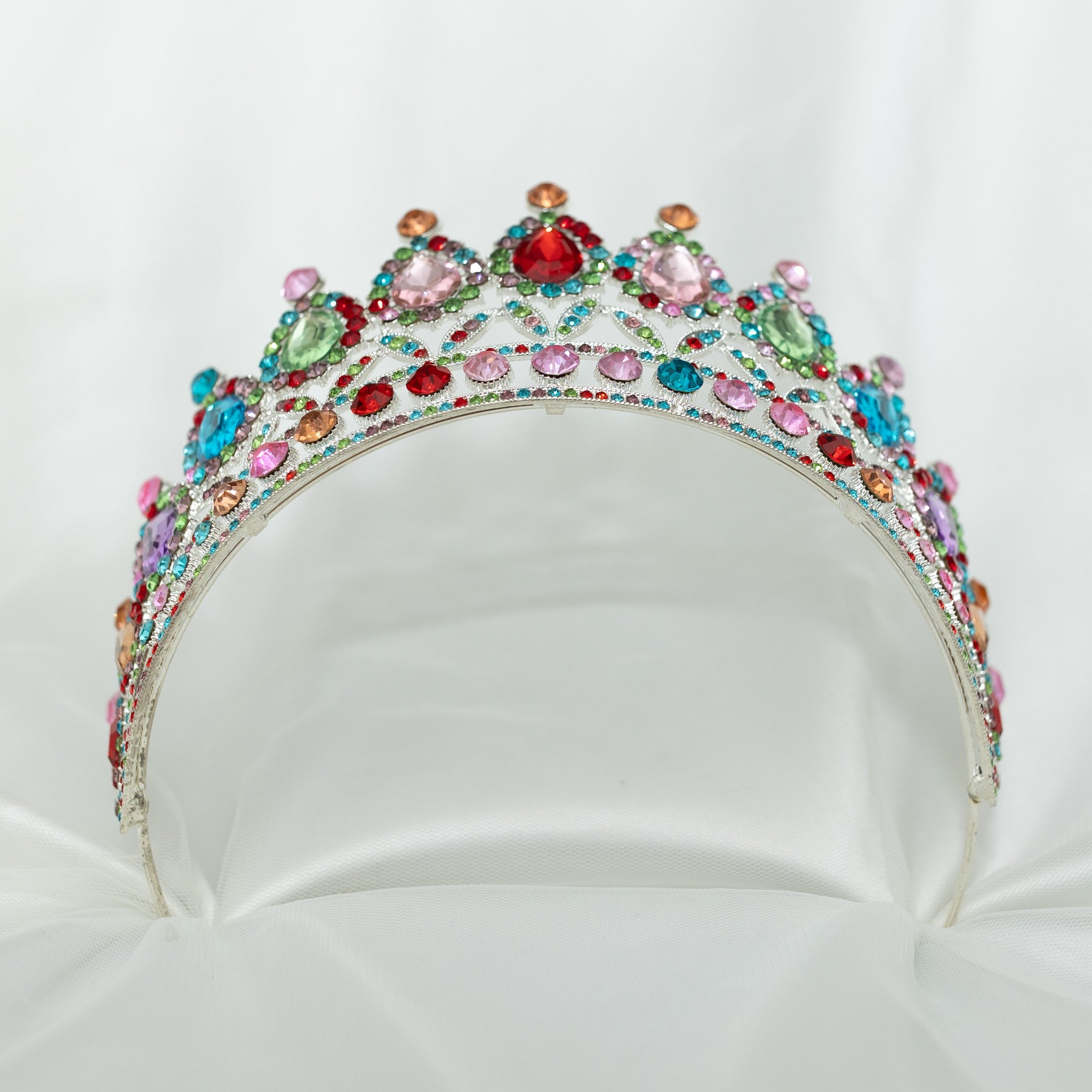 Saya's Tiara in Silver & Multi Color – Auburn & Main