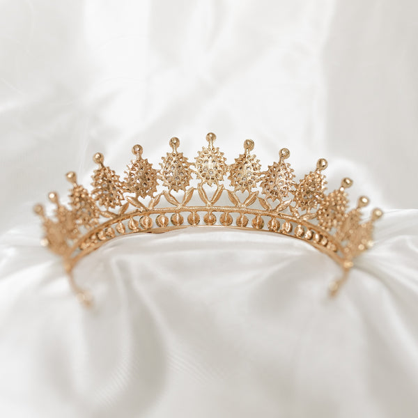 Saya's Tiara in Opal & Gold