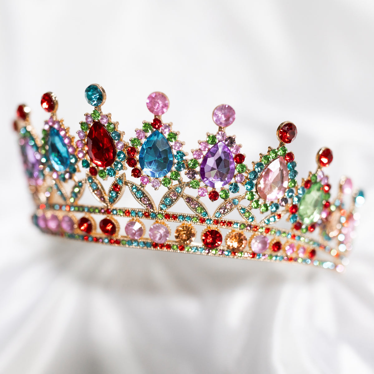Saya’s Tiara in Gold & Multi Color – Auburn & Main