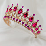 Saya's Tiara in Hot Pink & Gold