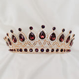 Saya's Tiara in Maroon & Gold