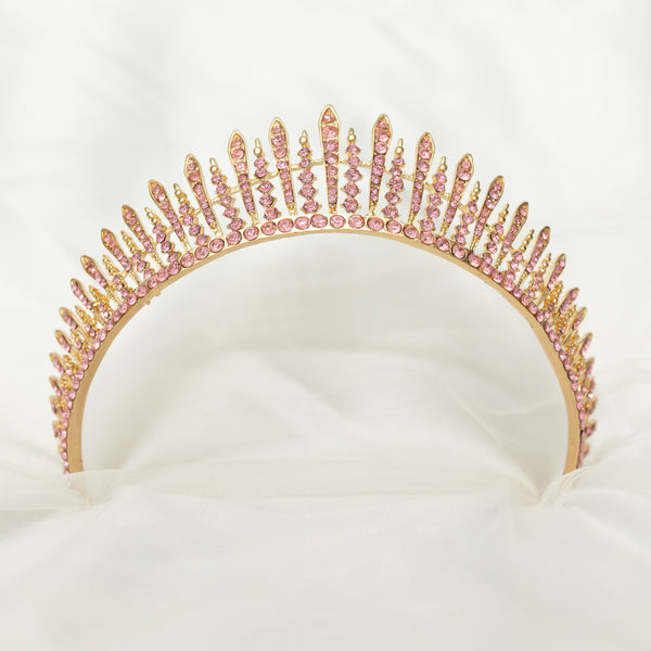 Theia’s Tiara in Pink & Gold