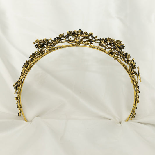 Verna's Tiara in Antique Gold