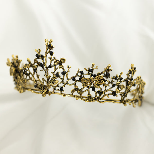 Verna's Tiara in Antique Gold