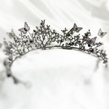 Verna's Butterfly Tiara in Antique Silver