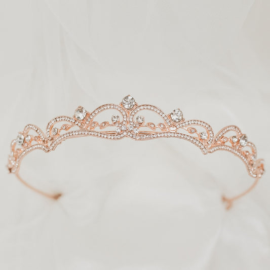 Elyse's Tiara in Rose Gold