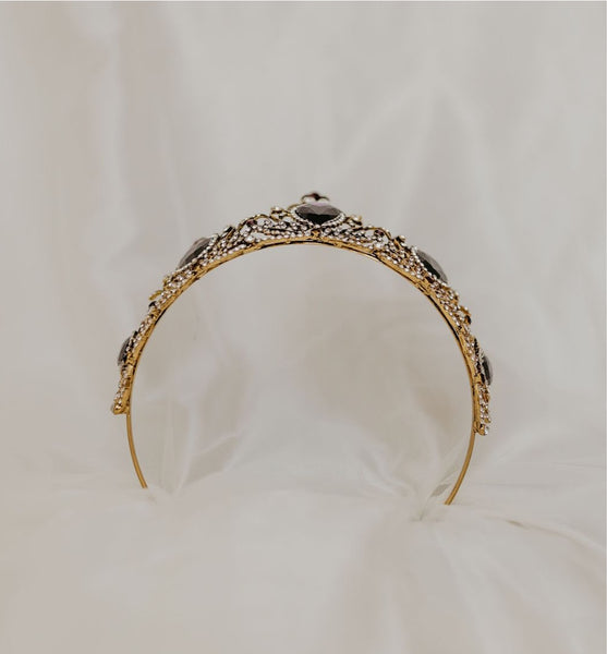Phaedra's Tiara in Purple & Gold