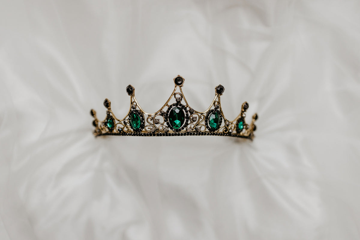 Cindy's Tiara in Green & Gold