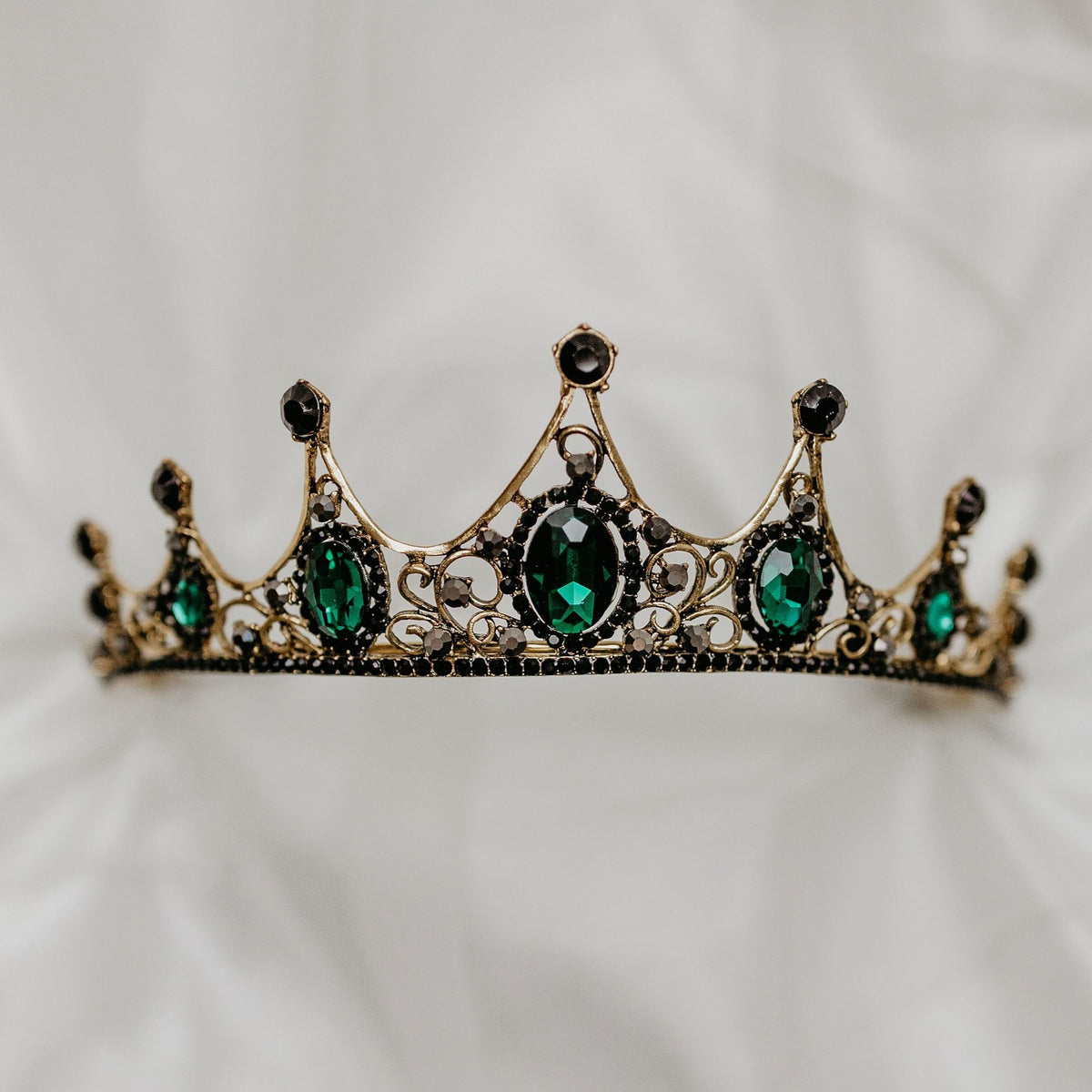 Cindy's Tiara in Green & Gold