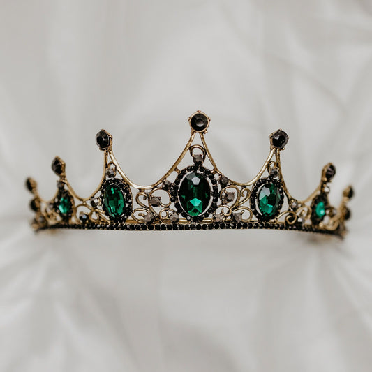 Cindy's Tiara in Green & Gold