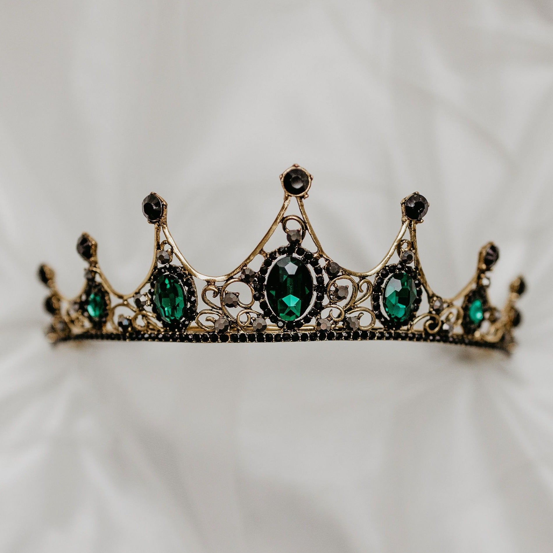 Cindy's Tiara in Green & Gold