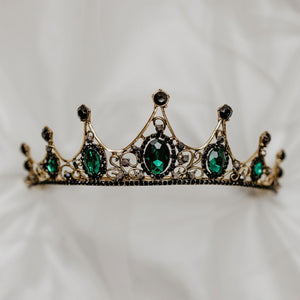 Cindy's Tiara in Green & Gold