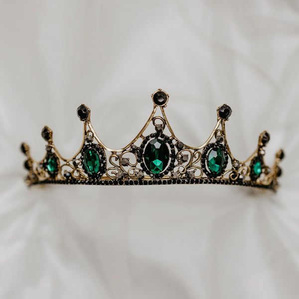 Cindy's Tiara in Green & Gold