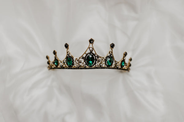 Cindy's Tiara in Green & Gold