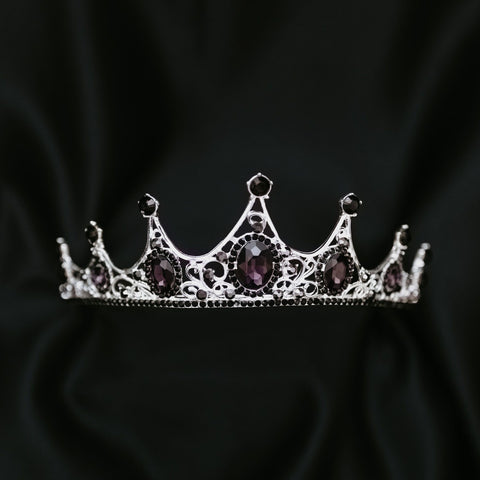 Cindy's Tiara in Purple & Silver