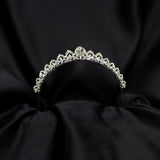 Amelia's Tiara in Silver White Gold - Bottom