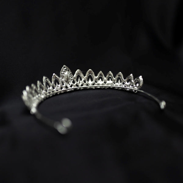 Amelia's Tiara in Silver White Gold - Back