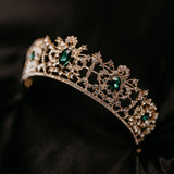 Benjamina's Tiara in Green