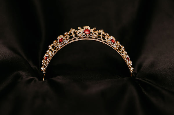 Benjamina's Tiara in Red