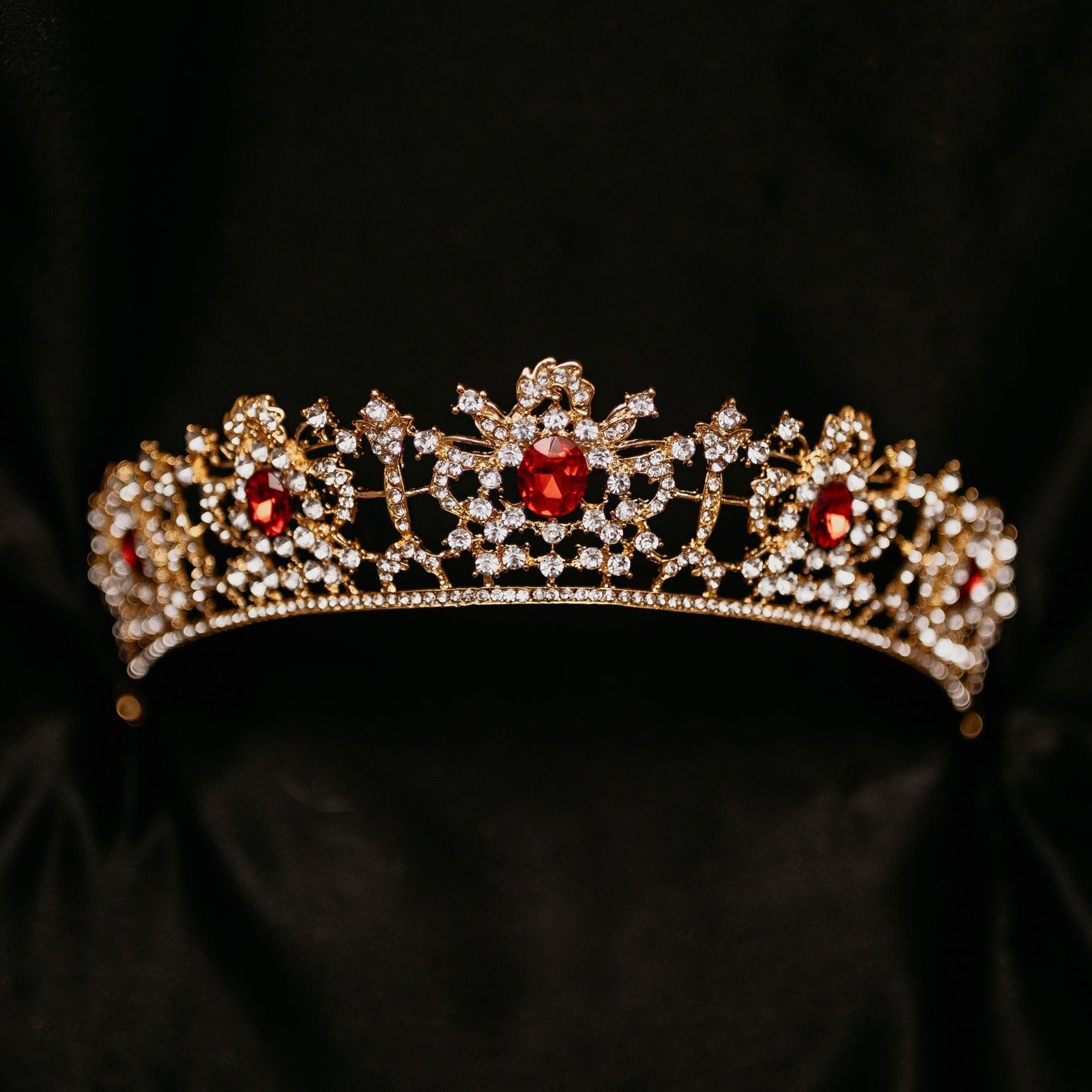 Benjamina's Tiara in Red