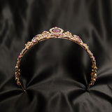 Brianna's Tiara in Lavender & Gold