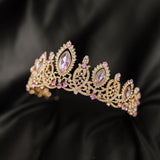 Brianna's Tiara in Lavender & Gold