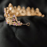 Brianna's Tiara in Lavender & Gold