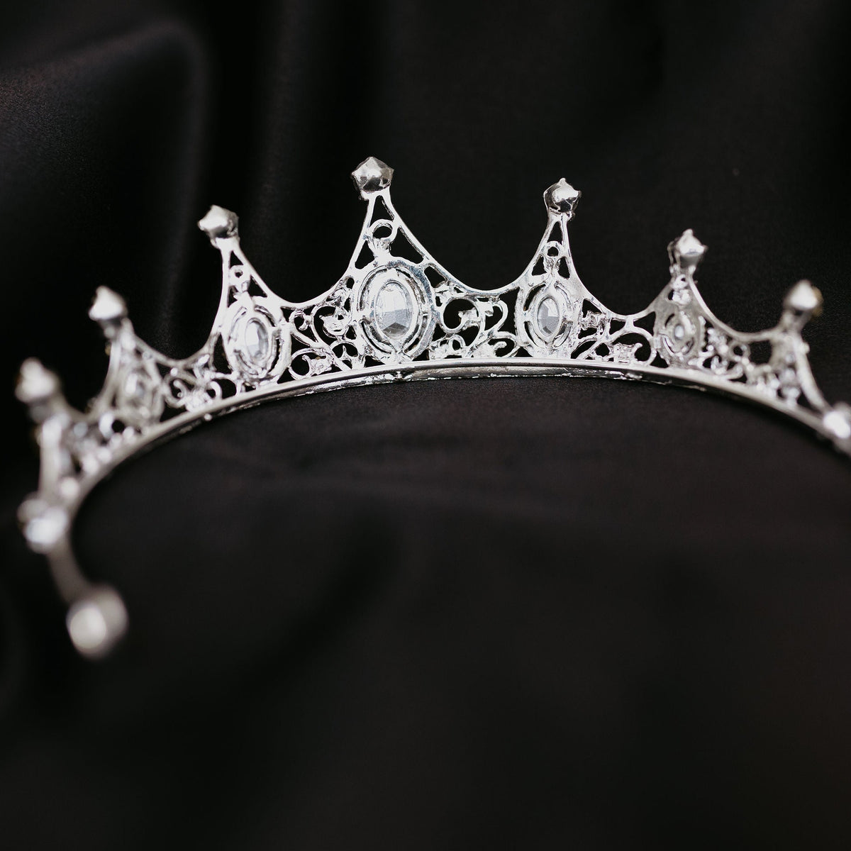 Cindy's Tiara in Blue & Silver