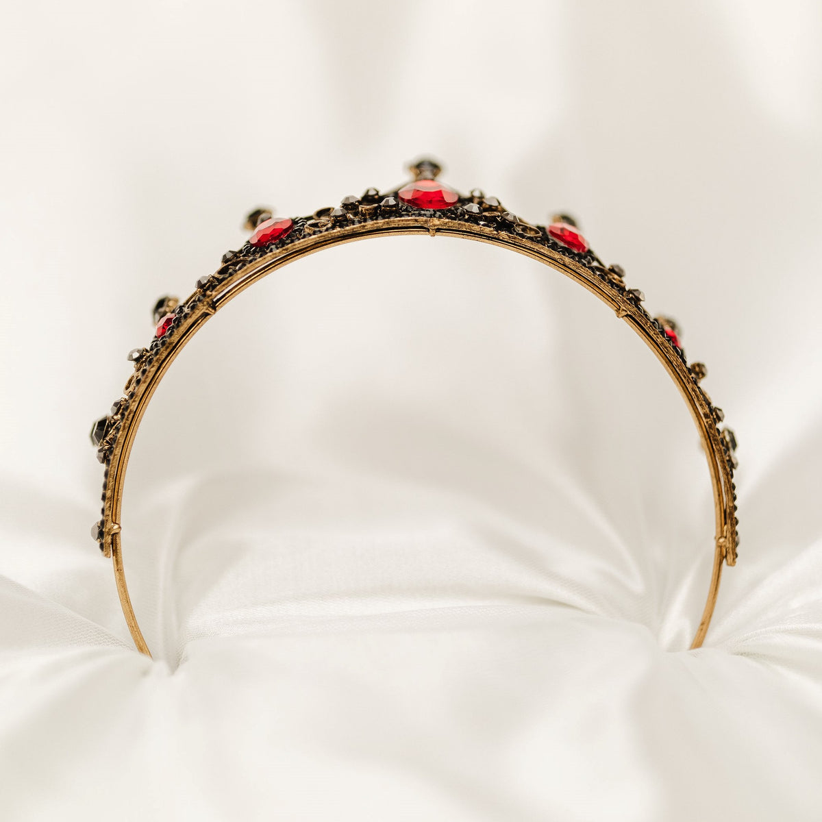 Cindy's Tiara in Red & Gold