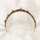 Cindy's Tiara in Red & Gold