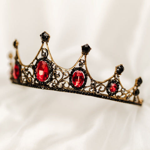 Cindy's Tiara in Red & Gold