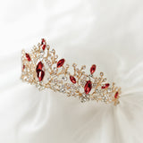 Felicity's Tiara in Red Faux Ruby and Gold