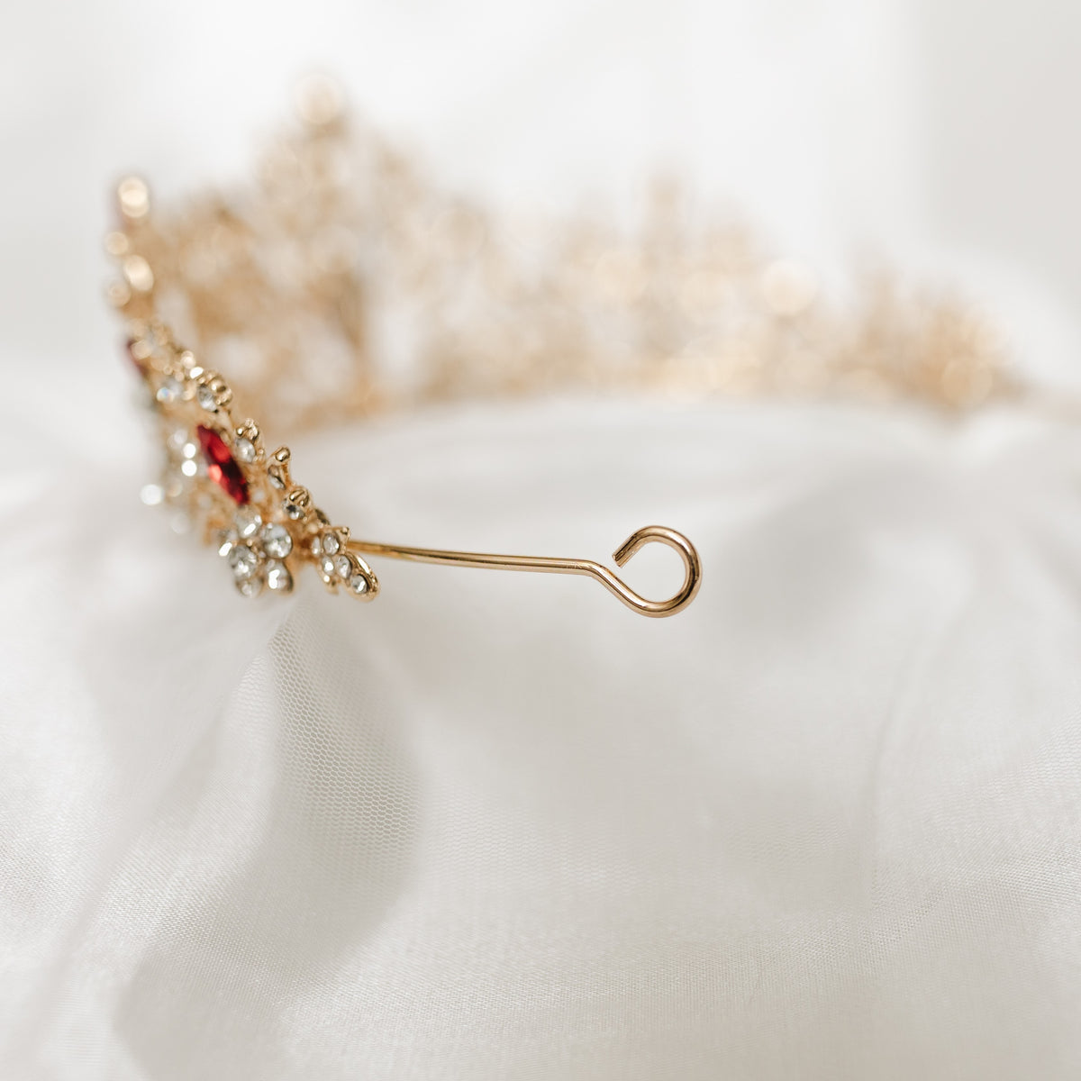 Felicity's Tiara in Red and Gold