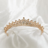 Finley's Tiara in Green & Gold