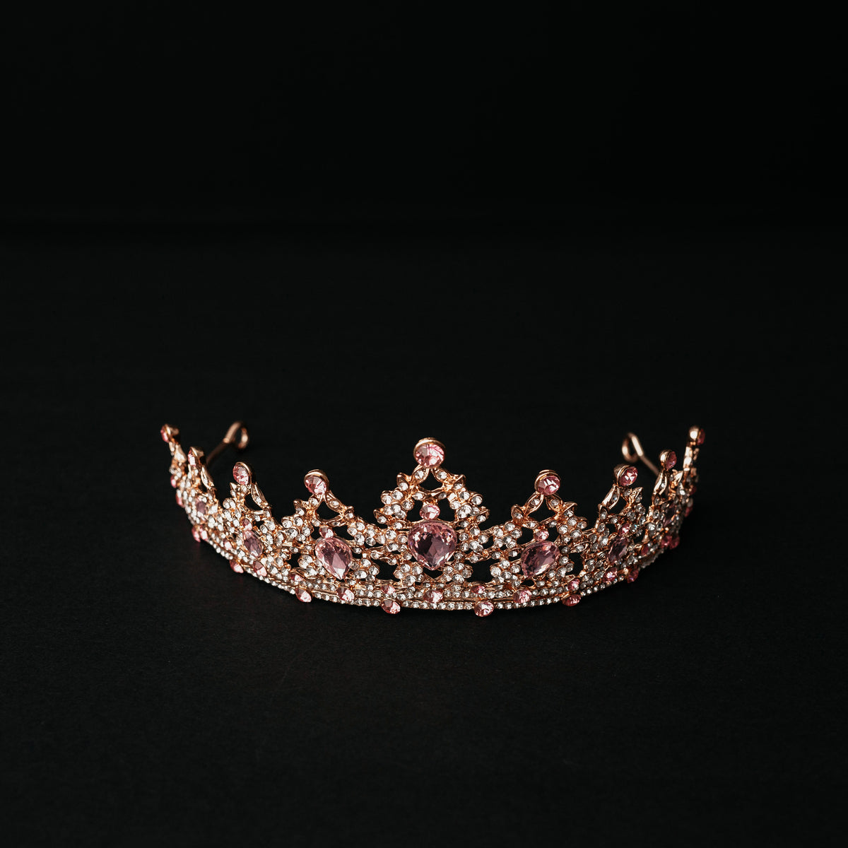 Ophelia's Tiara in Pink & Gold