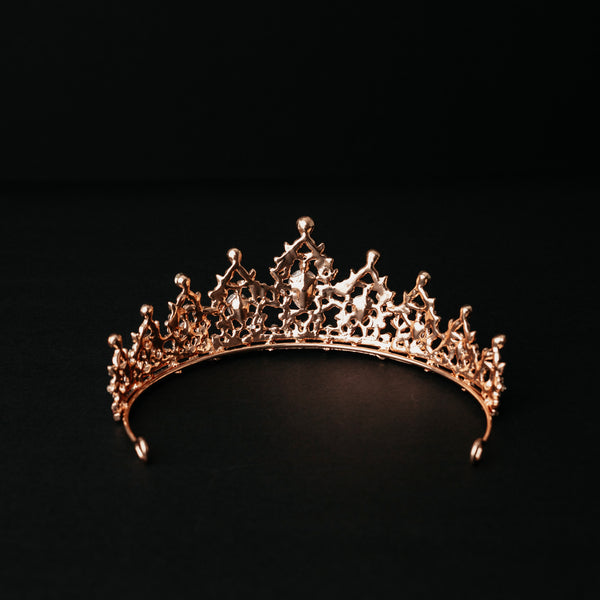 Ophelia's Tiara in Pink & Gold