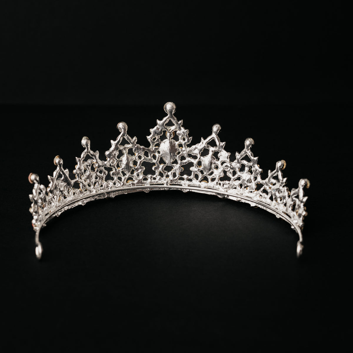 Ophelia's Tiara in Iridescent Silver