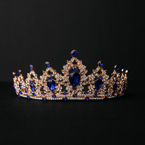 Ophelia's Tiara in Blue & Gold